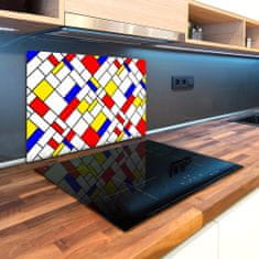 Wallmuralia Kuchyňská deska skleněná Abstrakce 2x40x52 cm
