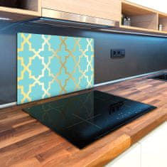 Wallmuralia Kuchyňská deska skleněná Arabský vzor 2x40x52 cm