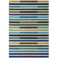 Flair Ručně všívaný kusový koberec Illusion Piano Green/Multi 120x170