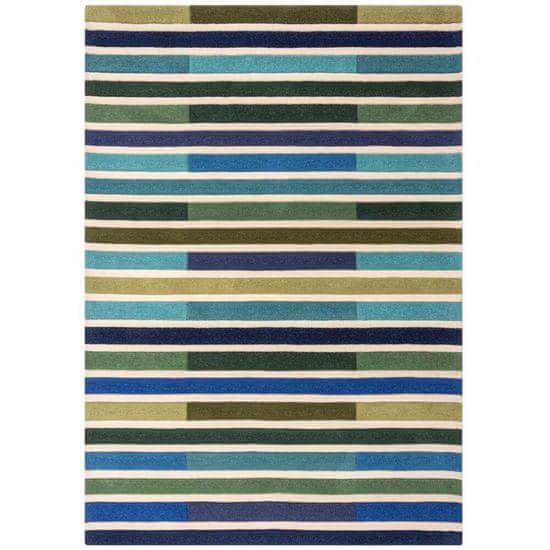 Flair Ručně všívaný kusový koberec Illusion Piano Green/Multi