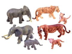 JOKOMISIADA Sada Safari zvířat, figurky slona tygra ZA2987