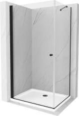Mexen Pretoria sprchový kout 70x70, transparent, černá + sprchová vanička včetně sifonu (852-070-070-70-00-4010B)