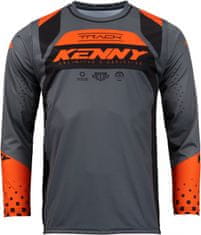 Kenny dres TRACK FOCUS 23 dětský černo-oranžovo-šedý 4XS