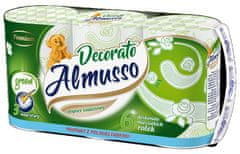 MaxOFFICE Toaletní papír Almusso Dekorato 3vrs., 6ks v balení, zelený, 22m