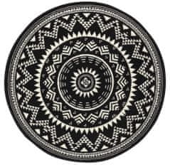 Hanse Home Kusový koberec Celebration 103441 Valencia Black kruh 140x140 (průměr) kruh