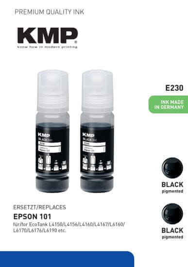 KMP Epson 101 (Epson C13T03V14A) černý inkoust pro tiskárny Epson