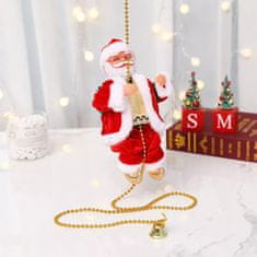 BEMI INVEST Santa který přehrává hudbu a šplhá po laně