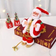BEMI INVEST Santa který přehrává hudbu a šplhá po laně