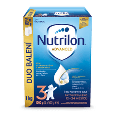 Nutrilon 3 Advanced batolecí mléko od uk. 12. měsíce 2x 1000 g