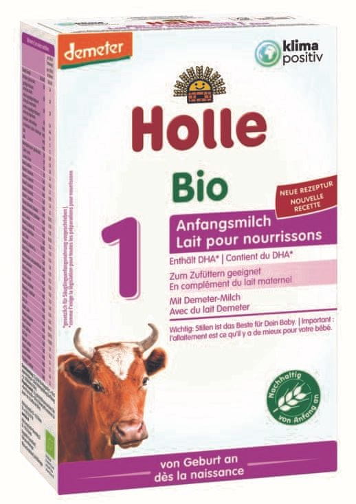 Holle Bio - dětská mléčná výživa 1 počáteční - 5 x 400g