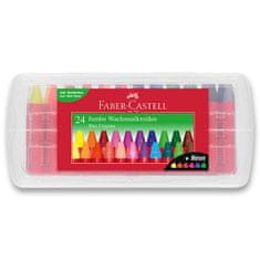 Faber-Castell Voskovky trojhranné Jumbo 24 barev