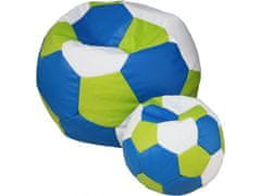 TopKing Sedací vak míč XXXL + ZDARMA XL podnožník 100cm 500l