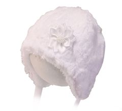 ROCKINO Dětská zimní čepice vzor 1301 - bílá, velikost 40