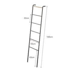 Yamazaki Věšák / žebřík Tower 2813 Ladder | černý