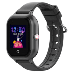 Kidz GPS 4G černá, dětské chytré hodinky