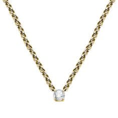 Morellato Originální pozlacený náhrdelník s krystalem Poetica SAUZ30