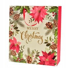 Kaemingk Vánoční dárková taška 48x42 cm mix vzorů