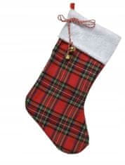 Kaemingk Vánoční dárková ponožka červená 45 cm