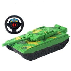INTEREST Tank na dálkové ovládání pro děti - Barva zelená..