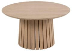 Design Scandinavia Konferenční stolek Christo, 80 cm, dub