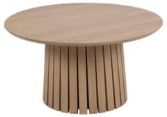 Design Scandinavia Konferenční stolek Christo, 80 cm, dub