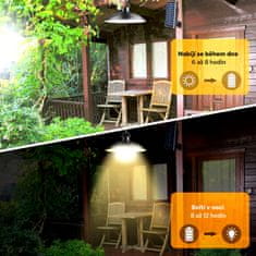 Bezdoteku LEDSolar DUO solární závěsné lampy na zahradu s dálkovým ovládáním, iPRO, 8W, teplé světlo