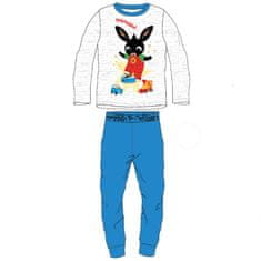 Eplusm Chlapecké bavlněné pyžamo ZAJÍČEK BING, modré 2 let (92cm)