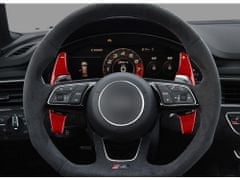 Escape6 karbonová pádla pod volant pro vozy Audi RS3/RS4/RS5/RS6/RS7/TTRS/R8, barva: černý karbon