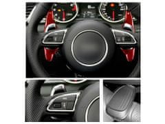 Escape6 karbonová pádla pod volant pro vozy Audi S3/RS3 8V, S5/RS5 B8, RS6/RS7 C7, SQ5, barva: černý karbon