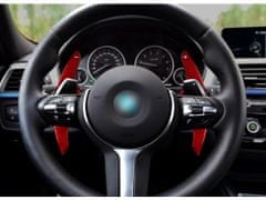 Escape6 karbonová pádla pod volant pro vozy BMW řady 3/4/5/6/7/X/Z série F, barva: černý karbon