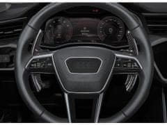 Escape6 karbonová pádla pod volant pro vozy Audi A4/A5 B9, A6/A7 C8, barva: červený karbon
