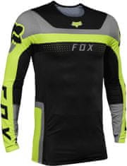 FOX dres FLEXAIR Efekt fluo černo-žluto-šedý L