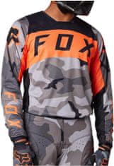 FOX dres FOX 180 Bnkr camo černo-oranžovo-šedo-camý XS