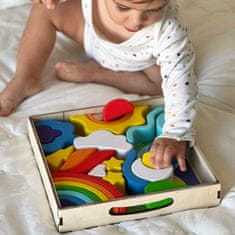 Ulanik Dřevěná hračka Montessori Mozaika "Sky"