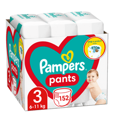 Pampers Pants Plenkové Kalhotky Velikost 3 (6-11kg) 152 ks