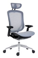 Antares Kancelářská židle Bat Net Footrest šedá