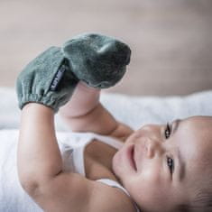 KipKep Dětské rukavice proti poškrábání MITTENS Calming Green