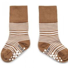 Dětské ponožky Stay-on-Socks ANTISLIP 12-18m 1pár Camel