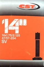 Duše 14"x1.75-2.125 (47/57-254) AV/33mm