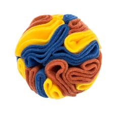 Guden Snuffle ball MINI (10cm) žlutá/modrá/hnědá