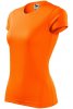 Malfini Dámské sportovní tričko, neonová oranžová, 2XL