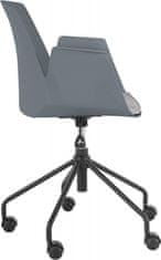 Danish Style Kancelářská židle Peppe, šedá