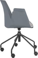 Danish Style Kancelářská židle Peppe, šedá