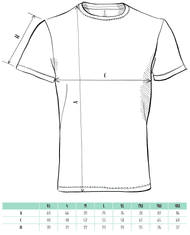 Malfini Sportovní tričko unisex, bílá, XL