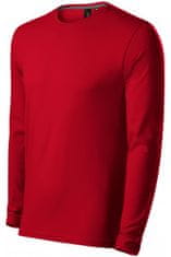 Malfini Přiléhavé pánské tričko s dlouhým rukávem, formula red, XL