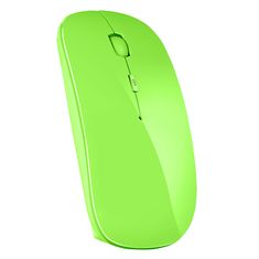 Northix 2,4 GHz bezdrátová myš – super tenký design – zelená 