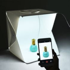 Northix Přenosné fotografické studio s LED osvětlením napájeným přes USB 