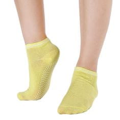 Northix Protiskluzové ponožky na jógu - žluté 