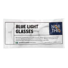 Northix Northio, Brýle Anti Blue Light - Měsíc - Stříbrný 