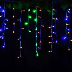 Foxter DAH200 Vánoční světelný závěs FLASH 200 LED, IP44, 30W multicolor 8 m